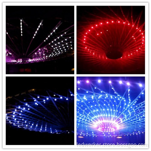 Amazing effect rgb led pixel net